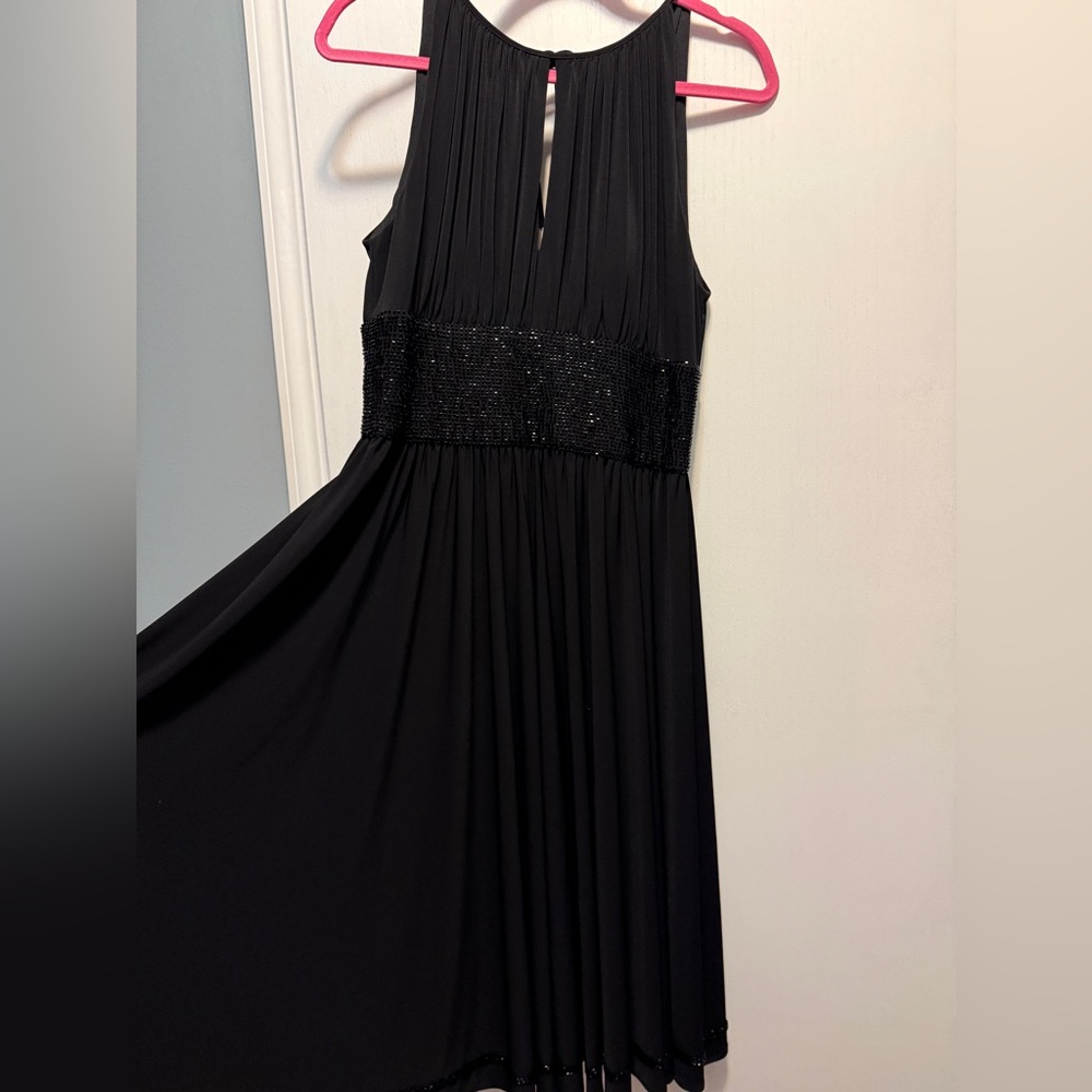 js boutique cocktail dresses JS Boutique | Dresses | Js Boutique Black Midi Formal Cocktail Dress  Wembellished Empire Waist Sz Euc